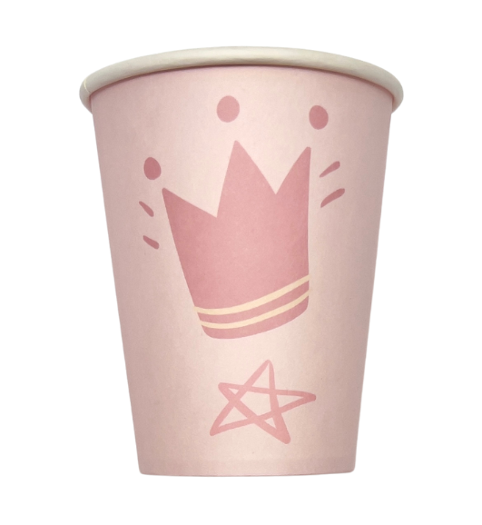 Gobelets motif couronne x10