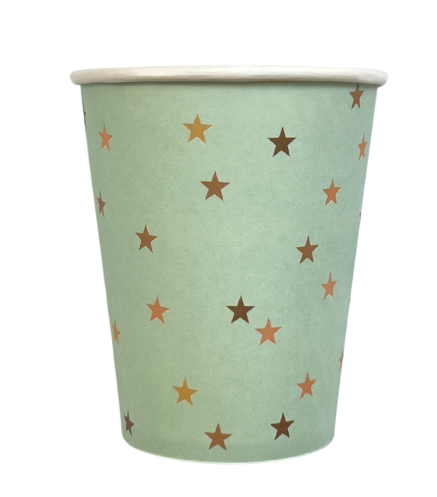 Gobelets motifs étoiles x10