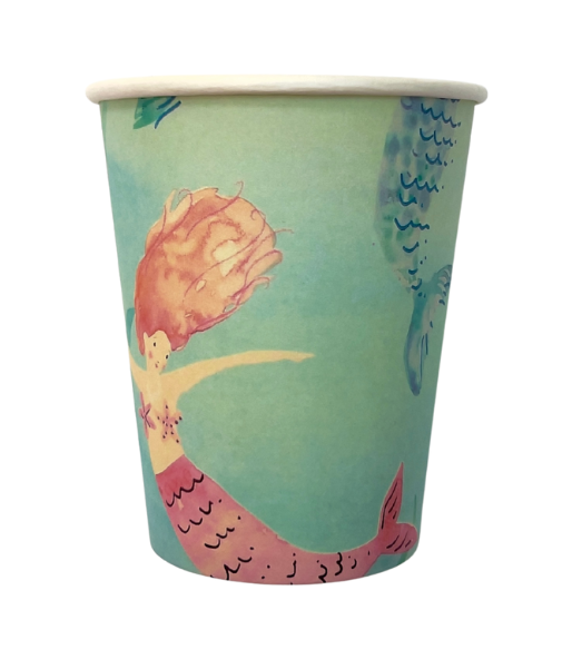 Gobelets motifs sirènes x10