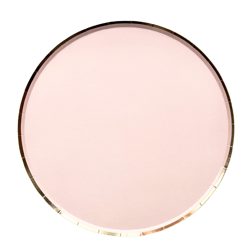 Lot de 10 assiettes à dessert rondes uni