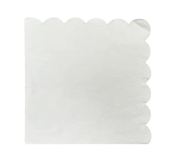 Lot de 20 serviettes uni