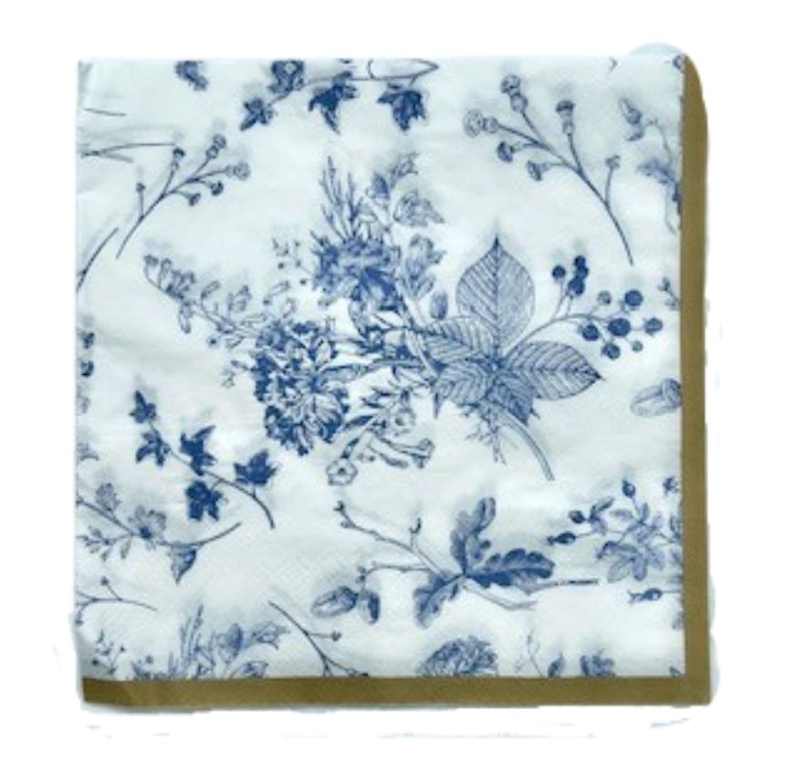 Serviettes de table motifs floral x20