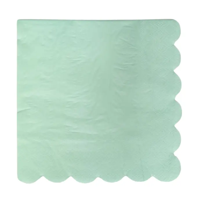 Lot de 20 serviettes uni