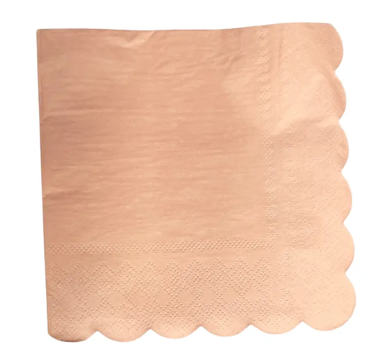 Lot de 20 serviettes uni 