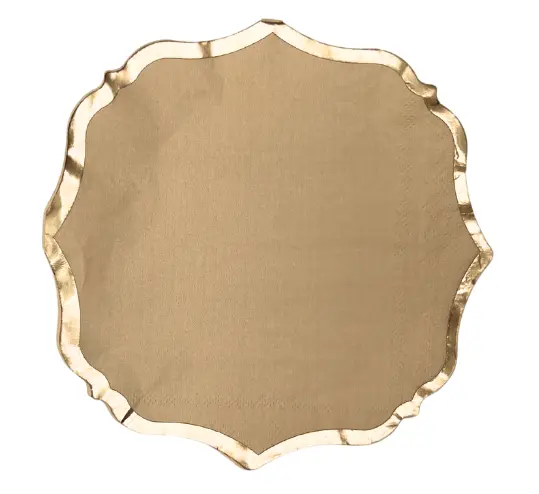 Serviettes de table sable x20