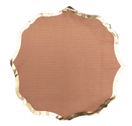 Serviettes de table rose indien x20