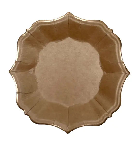 Assiette à dessert kraft x10