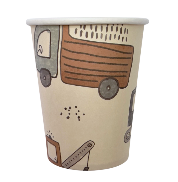 Gobelets motifs camions x10