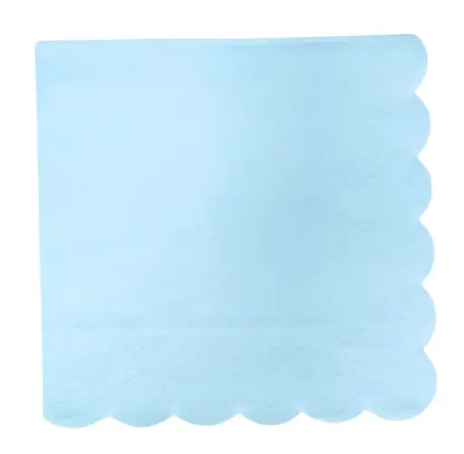 Lot de 20 serviettes uni 