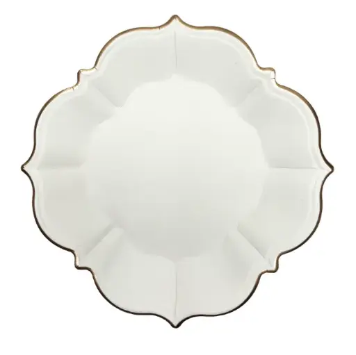 Assiettes  blanches x10